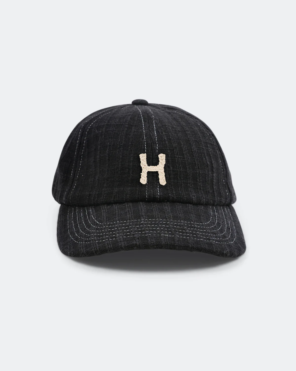 Custom Baseball Cap - Black Waffle Handloom - Image 11