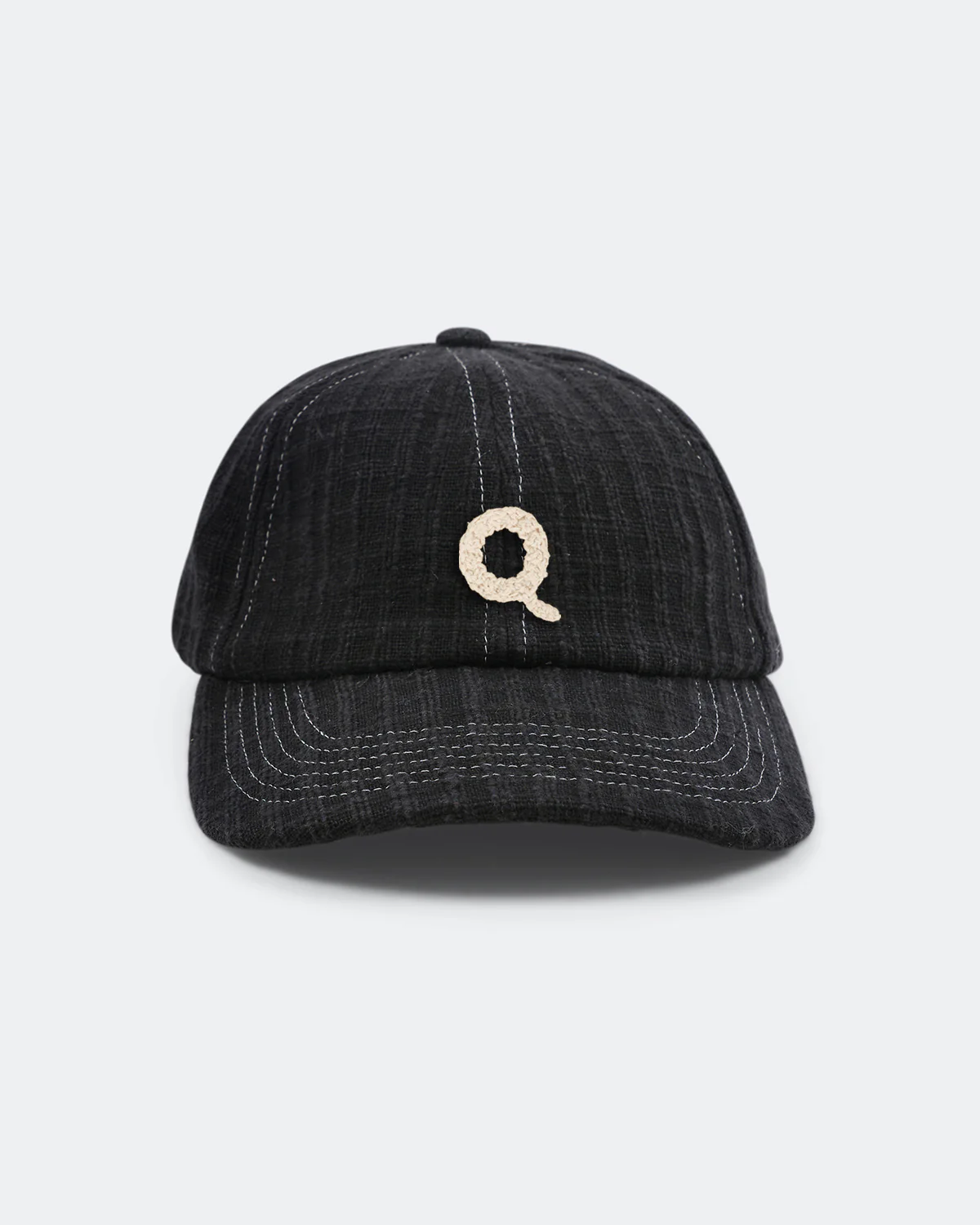 Custom Baseball Cap - Black Waffle Handloom - Image 20