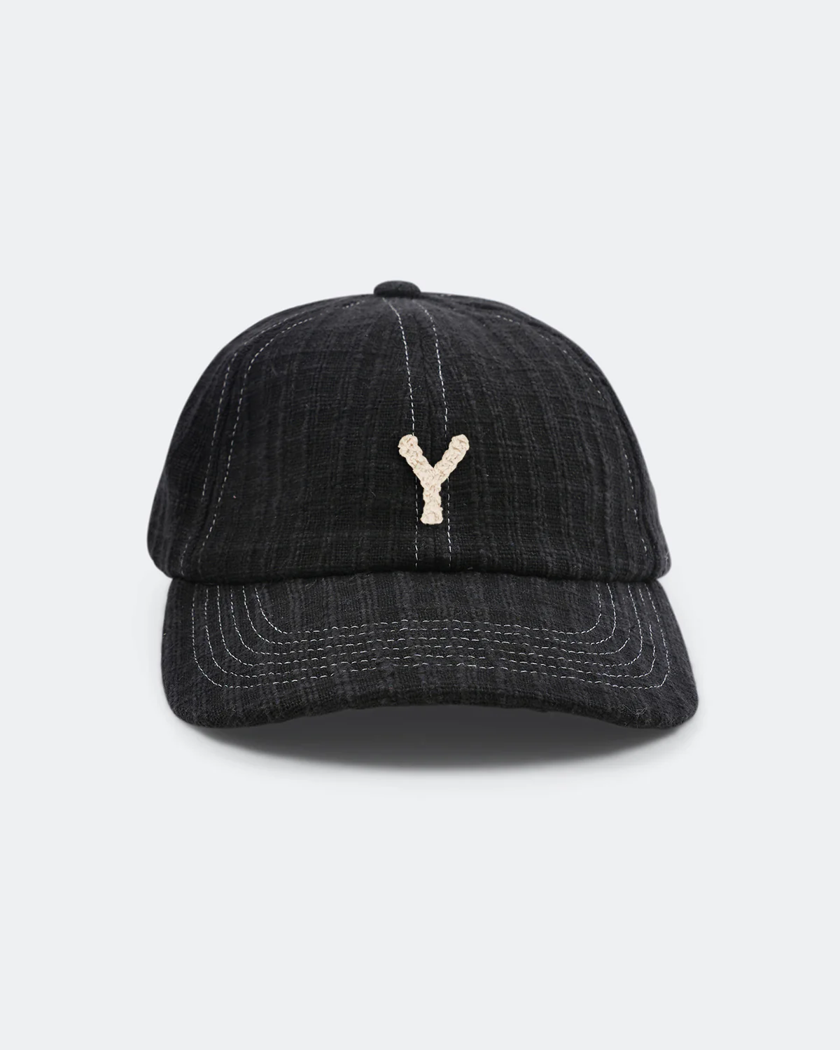 Custom Baseball Cap - Black Waffle Handloom - Image 28