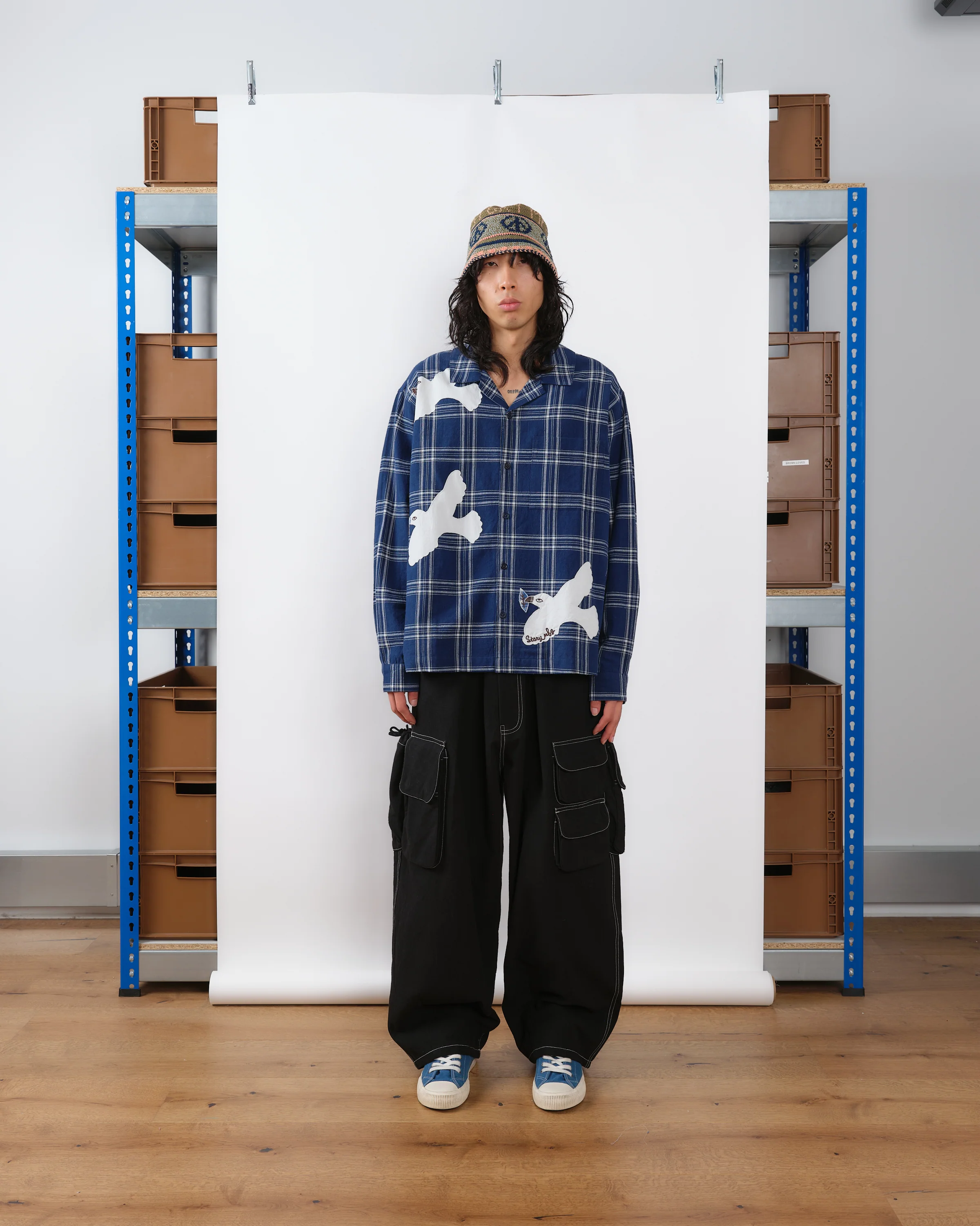 Forager Pants - Black Contrast Slub - Image 4